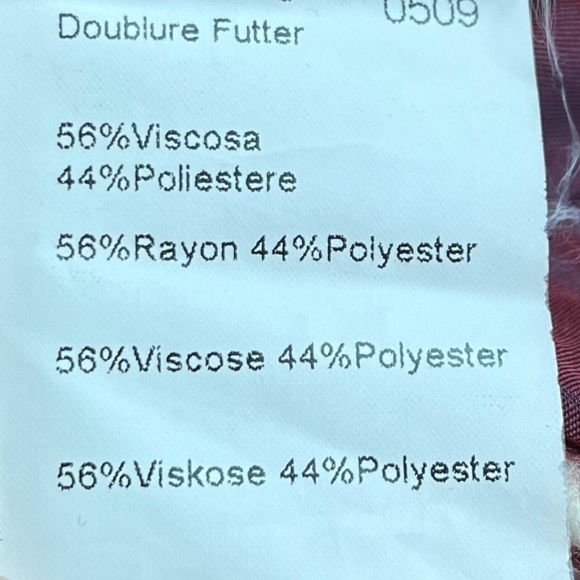 Piazza Sempione • Burgundy Herringbone Tweed Mini Skirt - Picture 4 of 6